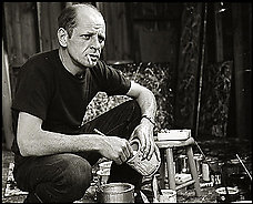 Jackson Pollock - photo by Rudy Burckardt, 1950 - Smithonian Institution
